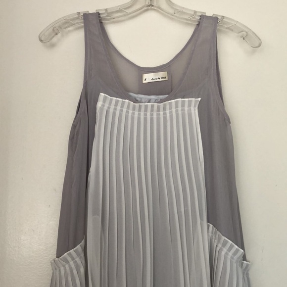 VINTAGE BABY DOLL PLEATED DRESS by Dressing by 2068. SIZE SMALL - Picture 3 of 16